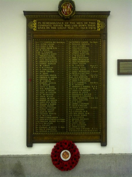 Aberdeen Station Great War Tribute 1
