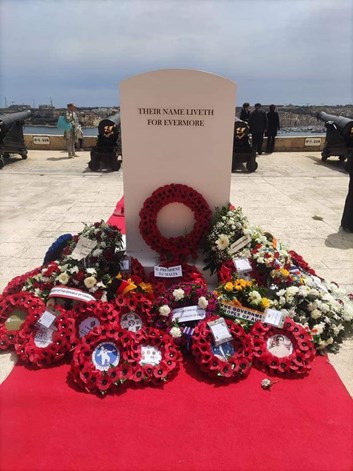 The ceremony to commemorate the 81st anniversary of the award of the George Cross