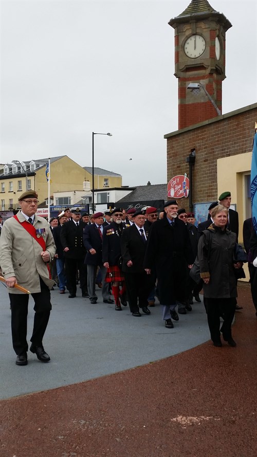 Armed Forces Day Parade sets off from the Clock Tower