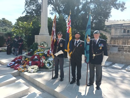 ANZAC day service Malta