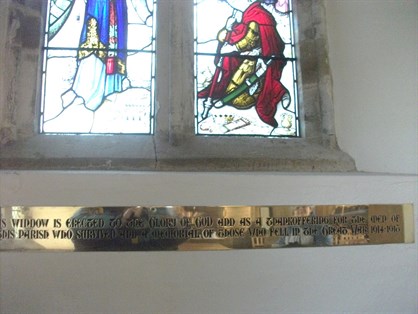 Moreton Pinkney Mem Window