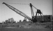 Ironstone 'walking ' Dragline