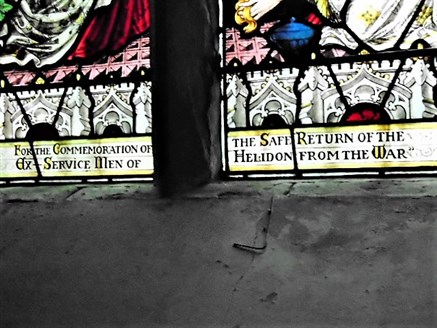 Helidon 's Other Memorial Window Inscription