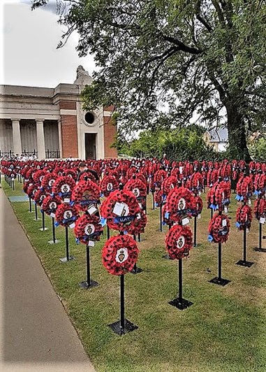 Wreaths Displayed On The Ramparts